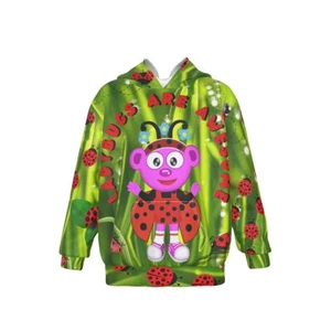 LadyBug Lillaquin (PPAB) All-Over Print Oversized Kid's Hoodie - Picture 1 of 4