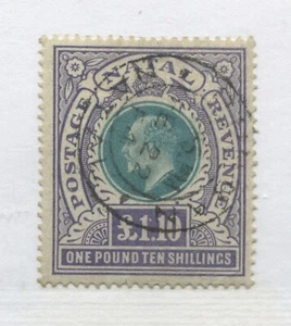 Natal KEVII 1902 £1.10/ CDS used - Picture 1 of 1