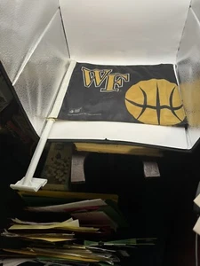 Rico Industries NCAA  Wake Forest Demon Deacons Alternate Double Sided Car Flag - Picture 1 of 2