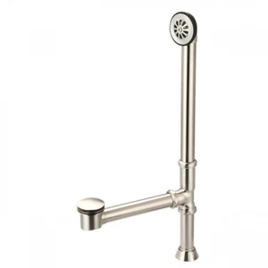 Maidstone 122POP15 Toe Tapper Pop-up Clawfoot Tub Drain in Brushed Nickel - Picture 1 of 2