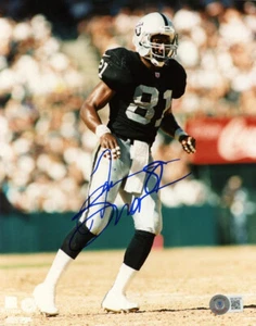TIM BROWN SIGNED AUTOGRAPHED 8x10 PHOTO OAKLAND RAIDERS LEGEND BECKETT BAS - Picture 1 of 2