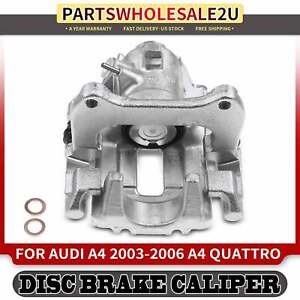 Rear Right Brake Caliper w/ Bracket & Metal Piston for Audi A4 Quattro 2003-2006