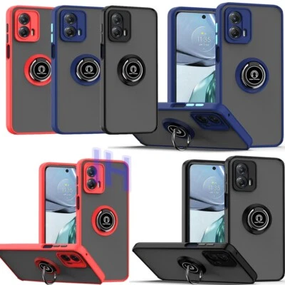 适用于摩托罗拉 Moto G 5G 2023 防震环支架磁性外壳 保护套 — 第 1/4 张图片