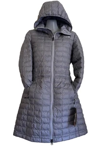 NEU MIT ETIKETT $ 230 THE NORTH FACE Damen-Thermoball ökologisch isoliert Kapuzenparka ll in grau - Bild 1 von 12
