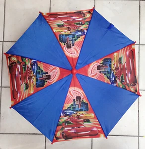 Disney Cars Lightning Mcqueen Boys Red and Blue Umbrella - Picture 1 of 2