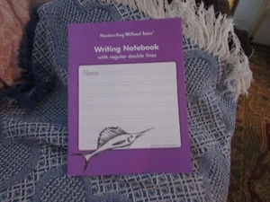 Writing Notebook with regular double lines Home School Beginner writing book - Bild 1 von 3