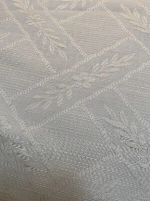 Elegante crema suave dorada de 6 yardas. Tela de tapicería de diseño Jacquard Scalamandre Foto 1 de 4