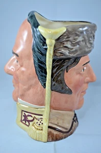ROYAL DOULTON LTD. ED. CHARACTER JUG DAVY CROCKETT / ANTONIO LOPEZ DE SANTA ANNA - Picture 1 of 9