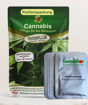 TAMAFLOR Cannabis-Dünger Profi GROW Wuchs 5 Portionsbeutel für 50 Liter