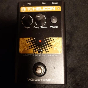 TC Helicon Voicetone T1 Adaptive Tone & Dynamics Vocal Processor Pedal Tested JP - Picture 1 of 1