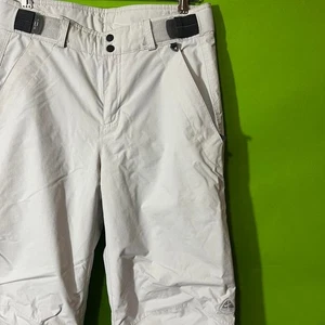 Y2k Small Nike ACG Flare White snow pants Adjustable waist - Picture 1 of 6