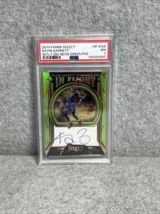 Kevin Garnett 2019-20 Select In Flight Neon Green Auto 07 /25 Q3415 - PSA 7 - Bild 1 von 4