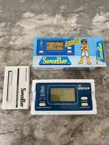NIB BANDAI 1983 GAME WATCH DIGITAL GAME SUPER BOY GAME LCD GAMES - Picture 1 of 20