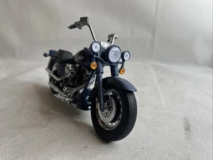 Franklin Mint Harley Davidson Biker Blues Blue Missile 1/10 Scale Motorcycle - Picture 1 of 12