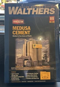 Walthers Cornerstone HO Scale Kit 933-3019 MEDUSA Cement  NIB CC - Picture 1 of 2