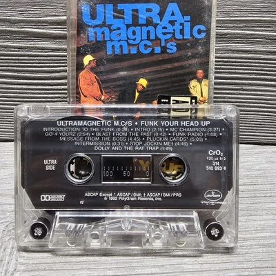 Ultramagnetic MC s – Funk Your Head Up , US OG Press Cassette Tape 314 510 893-4 - Image 1 of 4