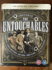THE UNTOUCHABLES (1987) LIMITED 35th ANNIVERSARY EDITION 4K UHD+BLURAY STEELBOOK - Picture 1 of 6