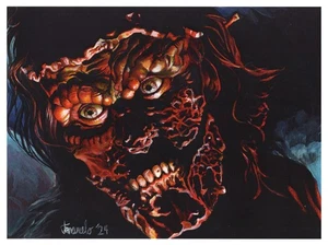 PRINT Army of Darkness - Evil Ash 8" x 10" fan art - Picture 1 of 3