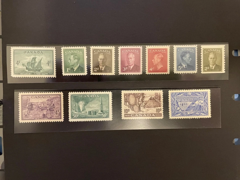 Canada 1949-51 SC#282/302, MH Mint Hinged,  US$39.40 - Image 1 of 1