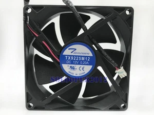 Tianxuan TX9225M12 12V 0.20A 9CM 90*90*25mm 2-wire power supply cooling fan - Afbeelding 1 van 4