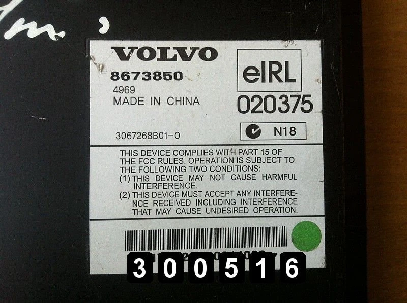 2005 VOLVO XC90 AMPLIFICATEUR DE SON 8673850 020375 - Photo 1/2