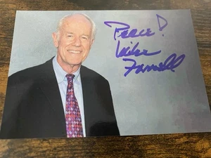 Actor MIKE FARRELL Signed 4x6 MASH Photo Authentic AUTOGRAPH  - Picture 1 of 1