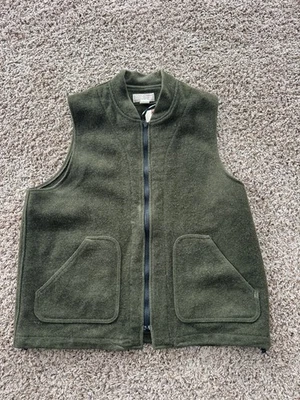 Chaleco de Lana Filson Mackinaw Forro Verde Bosque Talla XL De Colección Foto 1 de 2