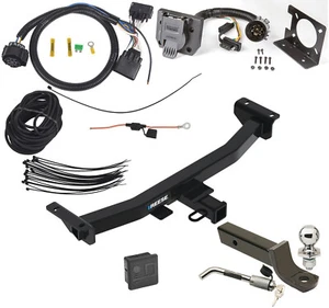Reese Trailer Tow Hitch For 2024 Ford Ranger w Wiring Harness Kit + 2" Ball Lock - Picture 1 of 7