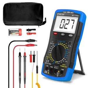 BTMETER Multímetro Digital AC/DC Motor Vehículo Analizador MORA 10000 RPM hFe DE - Imagen 1 de 9