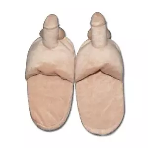 Penis Slippers Funny Adult Novelty Prank Unisex Birthday Party Gift -- UK - Picture 1 of 9