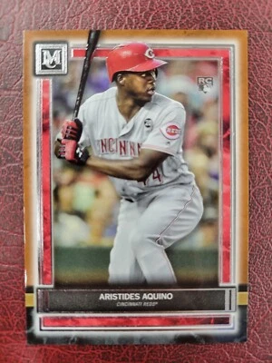 Aristides Aquino 2020 TOPPS MUSEUM COLLECTION ROOKIE RC #28 CINCINNATI REDS! - Image 1 of 2