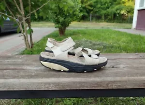 Sandalias dinámicas cómodas MBT Hanuni 3 correas para mujer EE. UU. 8-8,5 UE 39 beige - Imagen 1 de 10