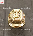 18 Kt, 22 Kt  Gold Letter Personalized Initial Signet Men's Ring 11 - 19 Gm