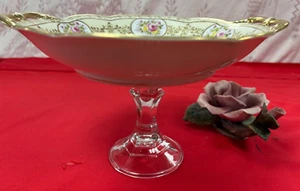 Pre-WWII Noritake cake stand, gold rimmed, antique, very good - Picture 1 of 11