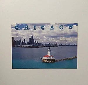 Postcard Chicago view of the Lake Michigan - Picture 1 of 2