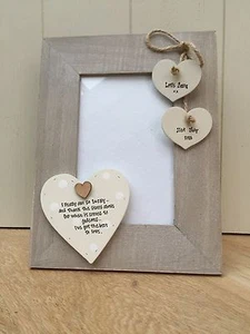 Godson Christening Baptism PHOTO FRAME Gift PERSONALISED Birthday Christmas - Imagen 1 de 4
