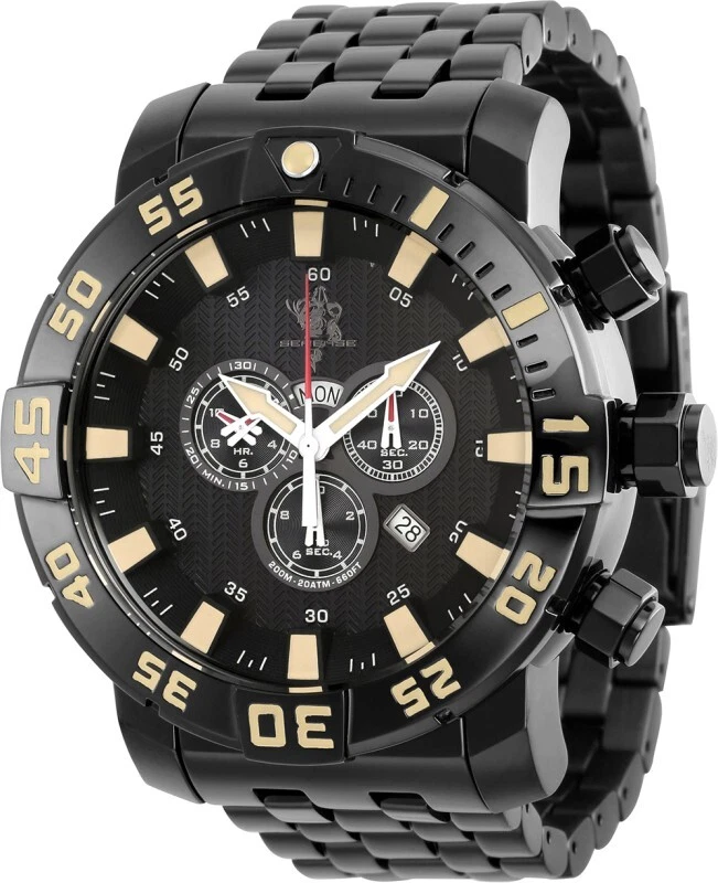NOVO RELÓGIO INVICTA Sea Base 38229 53mm 5050.E Quartzo 3 Anos de Garantia CAIXA - Imagem 1 de 4