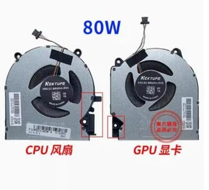 Ventilador de refrigeración de CPU y GPU para HP 16-D 16-E TPN-Q263 TPN-Q264 M75721 M75723 80W - Imagen 1 de 1