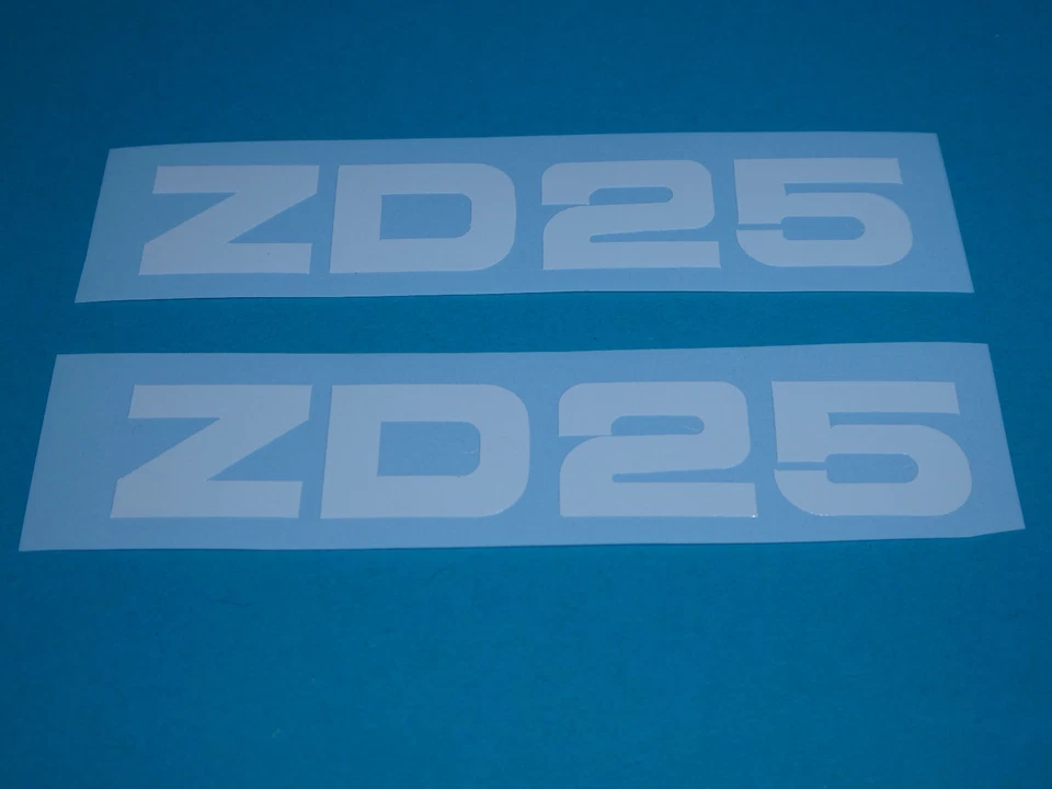 Zündapp ZD 25 Aufkleber Verkleidung Schriftzug Dekor weiß 446-10.139 Typ 446  - Bild 1 von 1