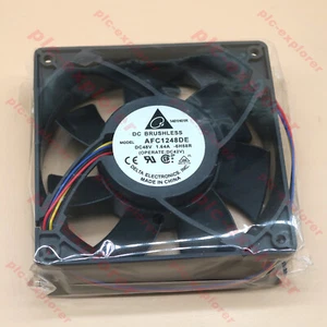 Delta AFC1248DE Server Cooling Fan PWM Speed Control DC 48V 1.64A 120*38mm 4Pin - Picture 1 of 5