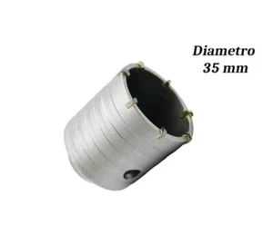 FRESA PER MURO A TAZZA 35MM CAROTATRICE 35 MM DA TRAPANO FORARE CEMENTO PIETRA - Foto 1 di 6
