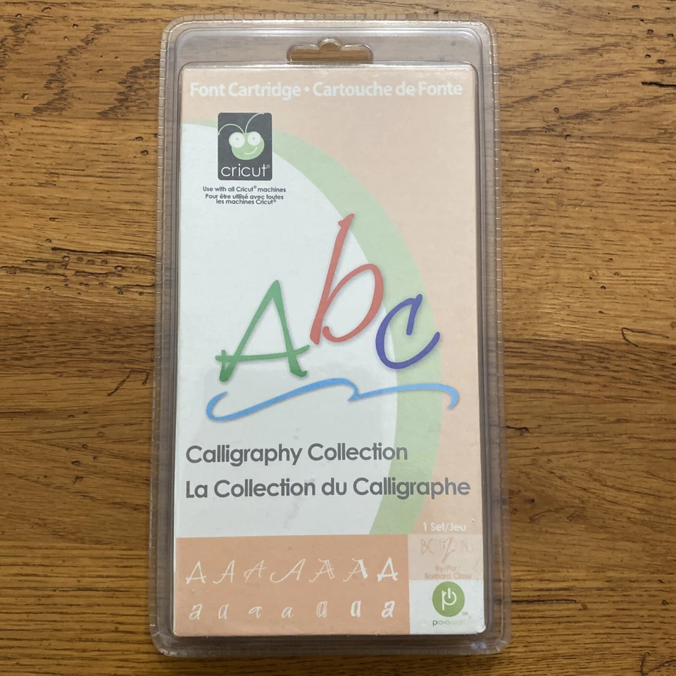 Cricut Cartridge Calligraphy Collection Complete ABC Font Up to 700 Images