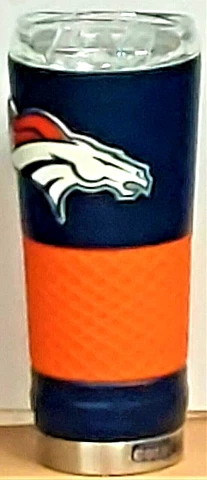 Denver Broncos Insulated Stainless Steel Vacuum Sealed Travel Mug Cover