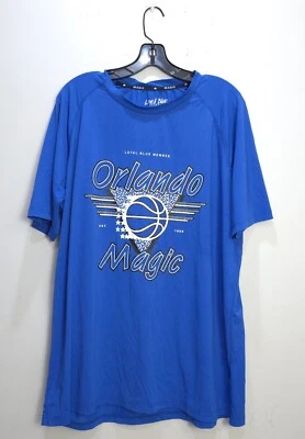 Vintage Orlando Magic Shirt Mens Size 2XL Sports NBA Solid Logo Jersey Blue XXL - Image 1 of 4