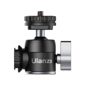 Ulanzi U-60 Dual Cold Shoe Ball Head - Picture 1 of 14