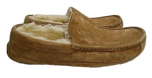 UGG Ascot Moccasin Slippers Men's Size 12 (EUR 45.5) Chestnut - Picture 1 of 5