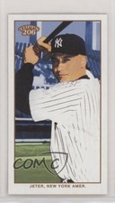 2002 Topps 206 Mini Blue Sweet Caporal Back Derek Jeter (Stadium Background) HOF