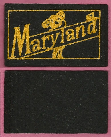 VINTAGE University of Maryland Terrapins Football Candy Felt 1950’s WOW! Cover