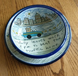 Tom Edwards Wally/Wallyware Bowl and Plate Set Very Good Condition - Bild 1 von 7