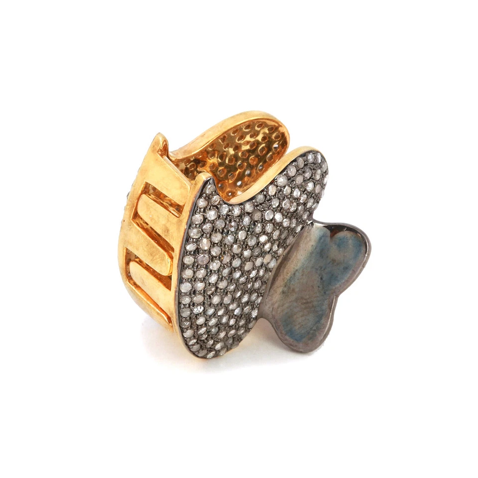 Diamond Pave 925 Sterling Silver Simple Hair Clip Fine Jewelry for Women & Girls - Image 1 of 4